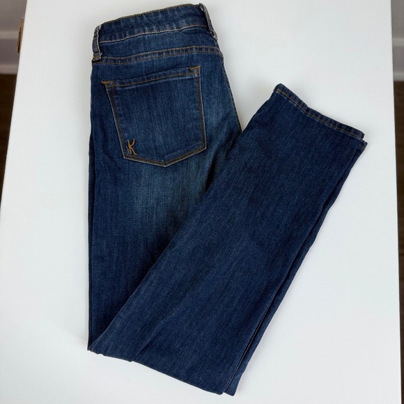 KUT from the Kloth Dark Wash Denim‎ Jeans Slim Leg Women's Size 8 - Picture 8 of 14